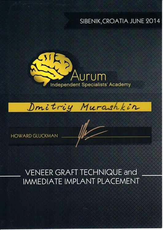 2014. Vener graft technique and immediate implant placement